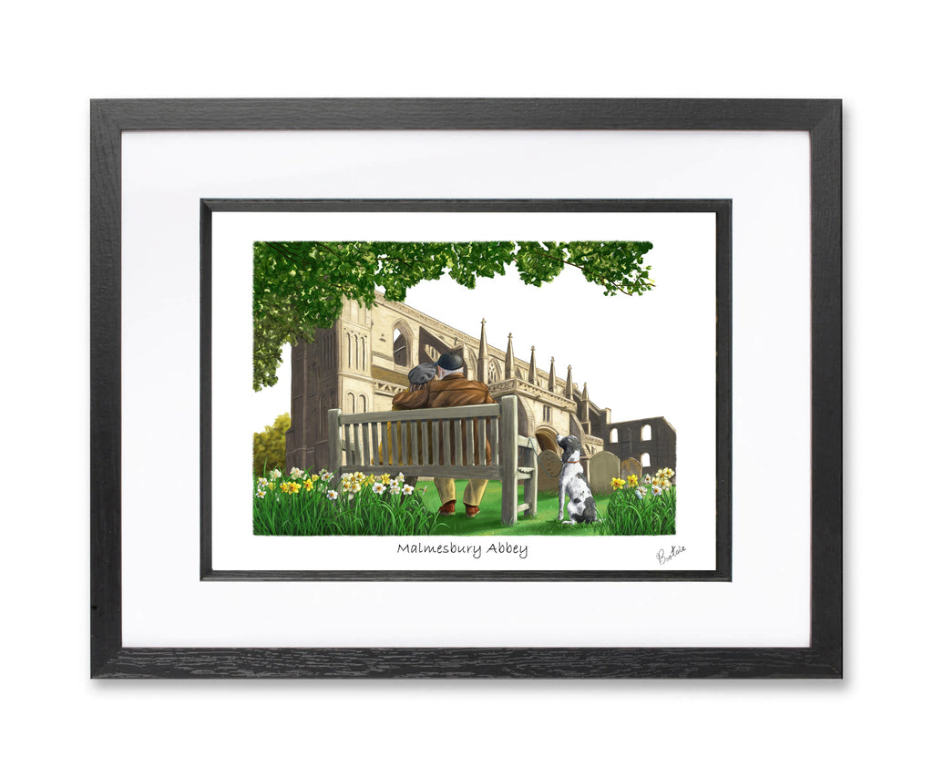 Malmesbury Abbey, Fine Art, Giclee Print