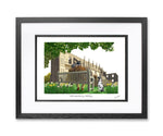 Malmesbury Abbey, Fine Art, Giclee Print
