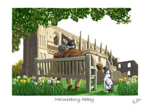 Malmesbury Abbey, Fine Art, Giclee Print