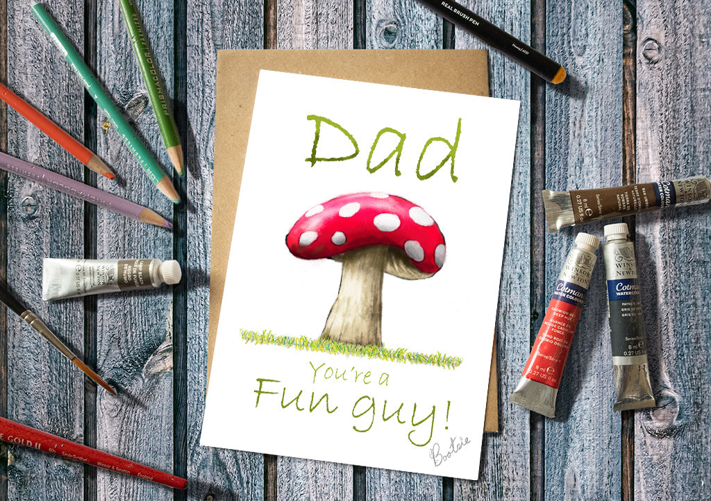 Dad You're a Fun Guy Greetings Card 7x5