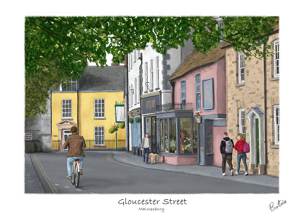 Gloucester Street, Fine Art, Giclee Print