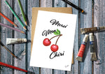 Merci Mon Cheri Greetings Card 7x5