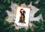 Santa Paws Dog Christmas Card
