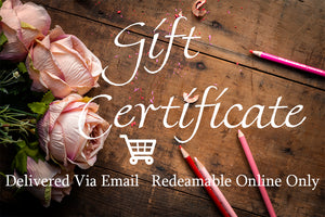Online Bootsie Store Gift Certificate