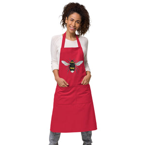 Woodland Bee, Organic cotton apron