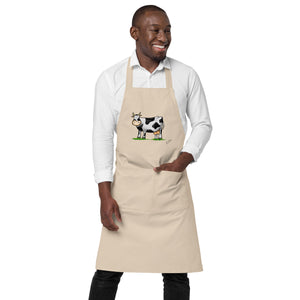 Bootsie the Cow, Organic cotton apron
