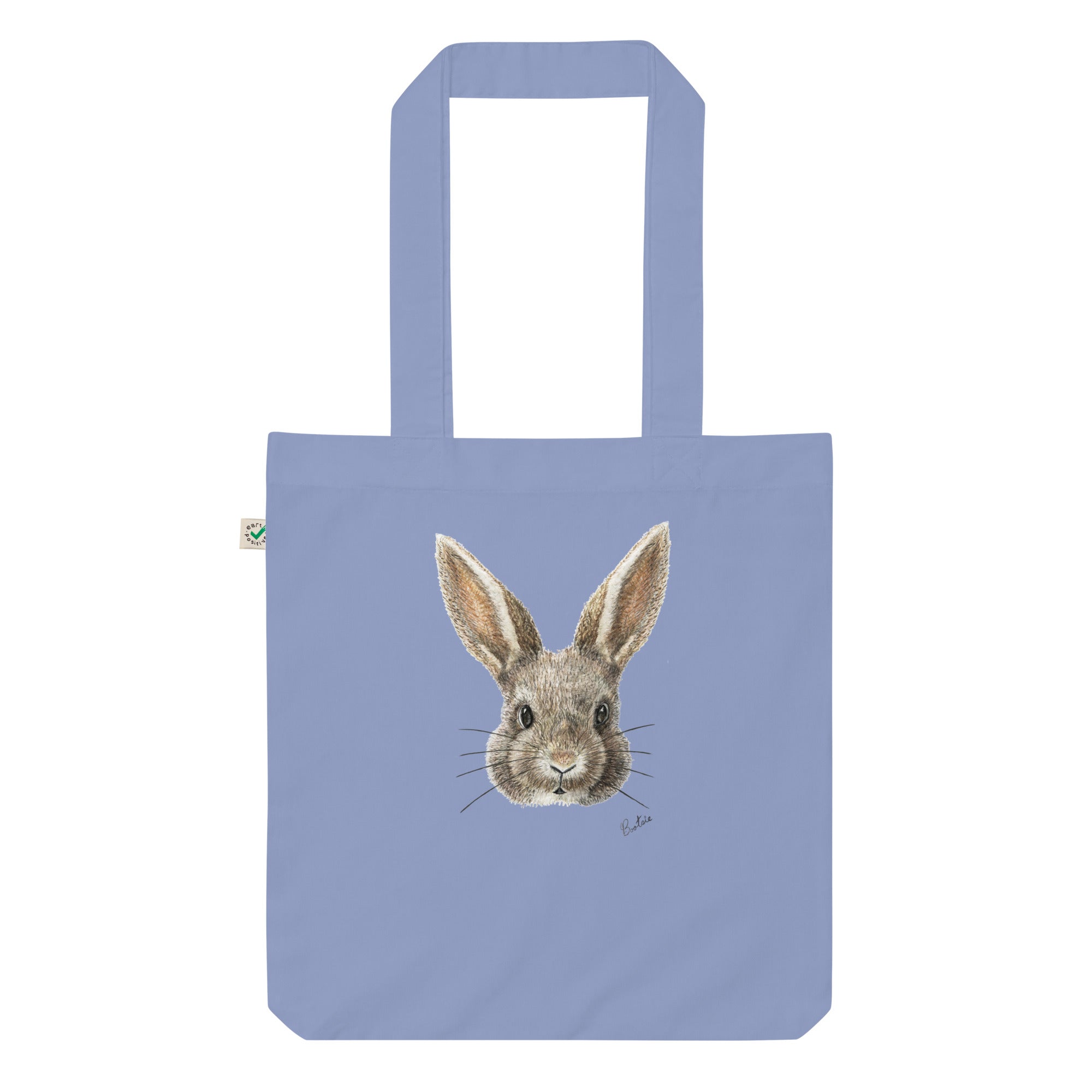 Woodland Bunny, Organic fashion tote bag