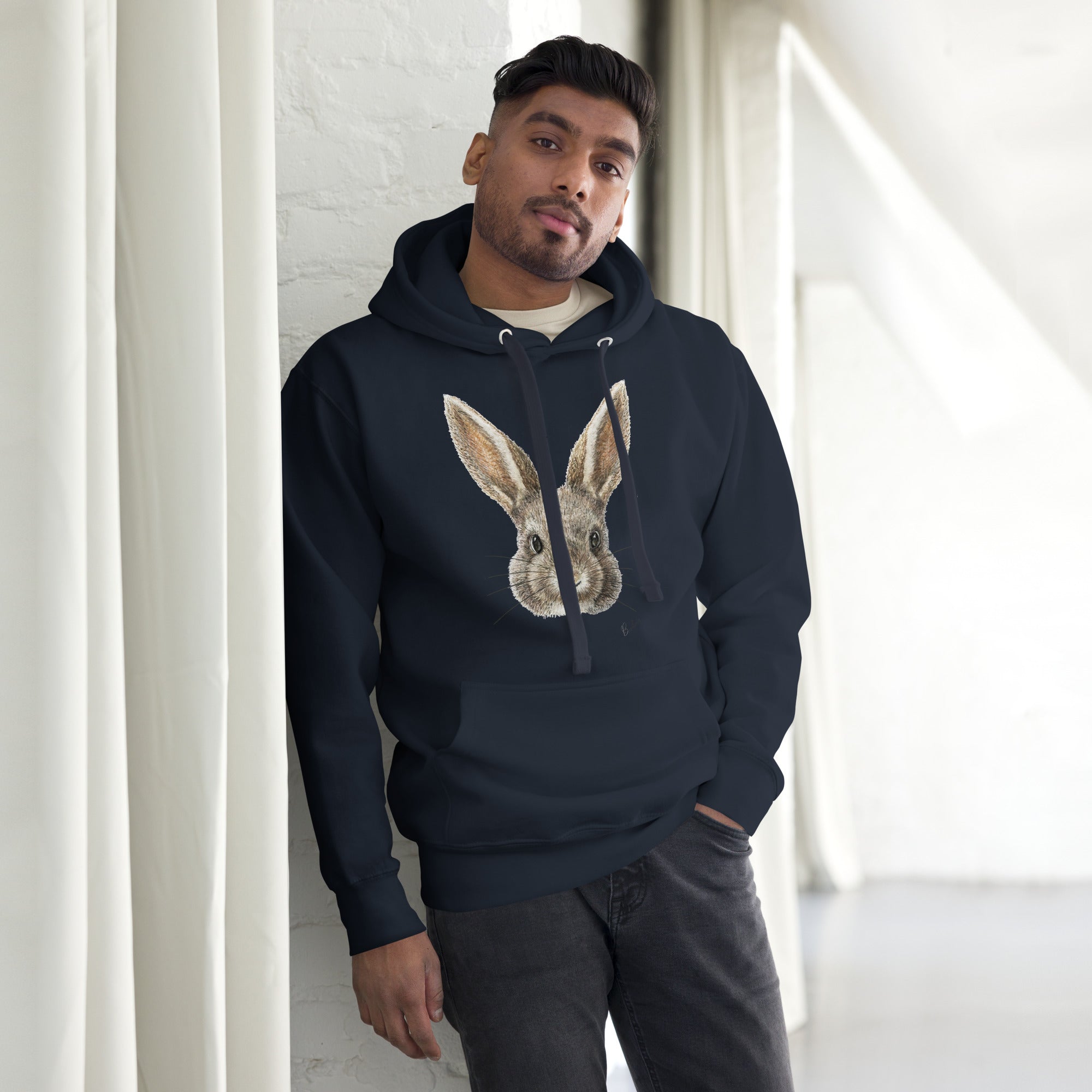 Woodland Bunny, Unisex Hoodie